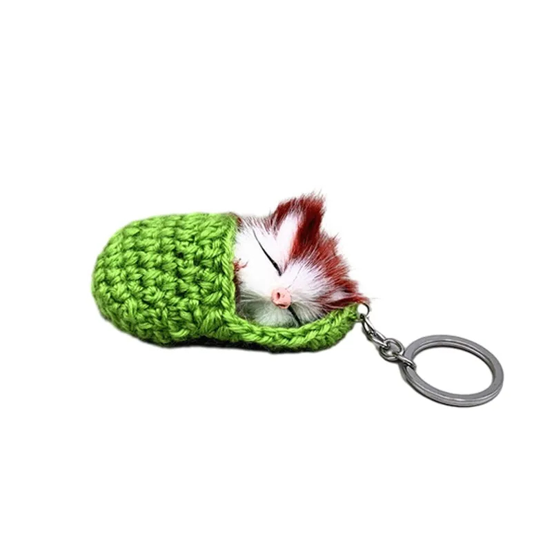 ✨CUTE SLEEPING KITTEN KEYCHAIN