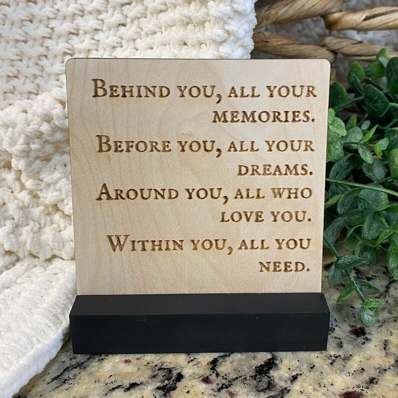 💕Thank You Gift - Mini Wooden Sign💌