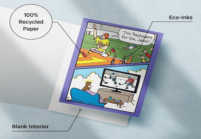 ☀️Fun Christ Greeting Card💫