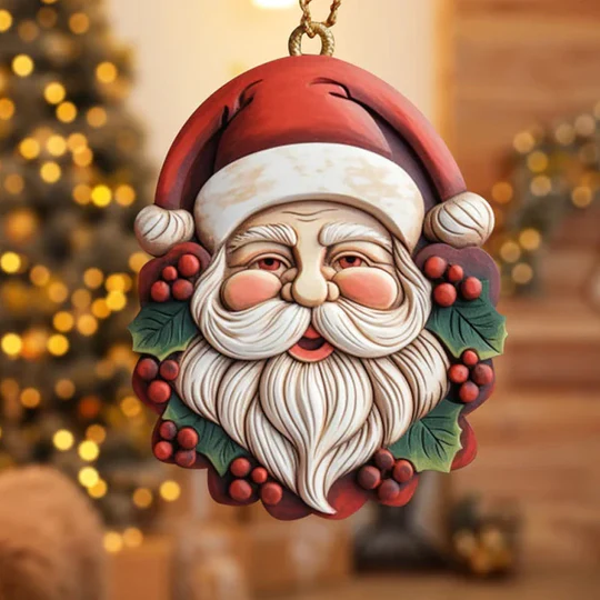 Resin Santa Claus Pendant
