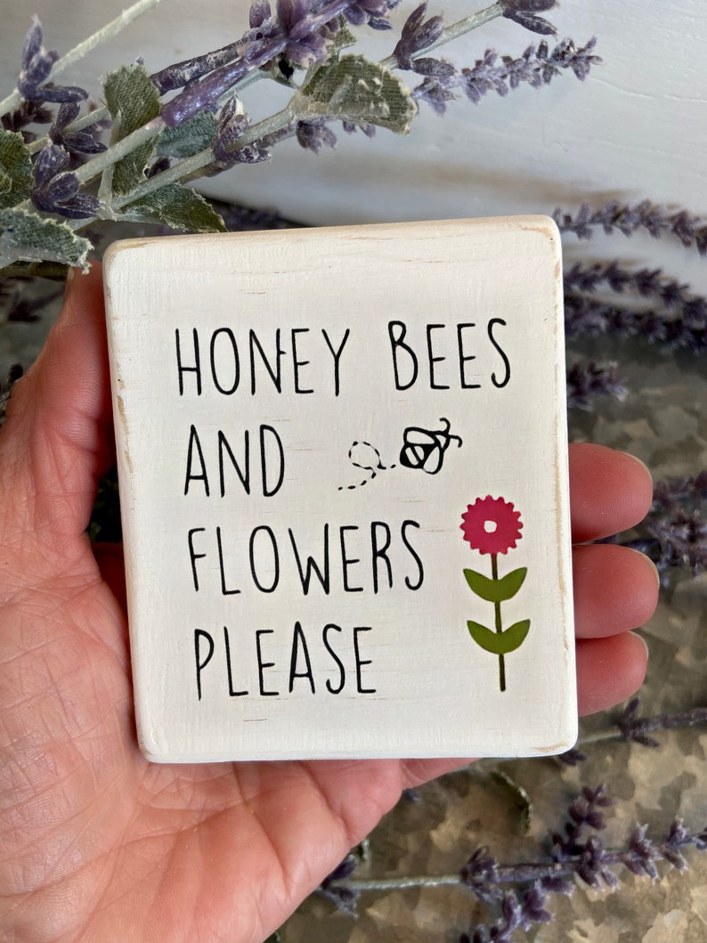 Spring mini wood signs