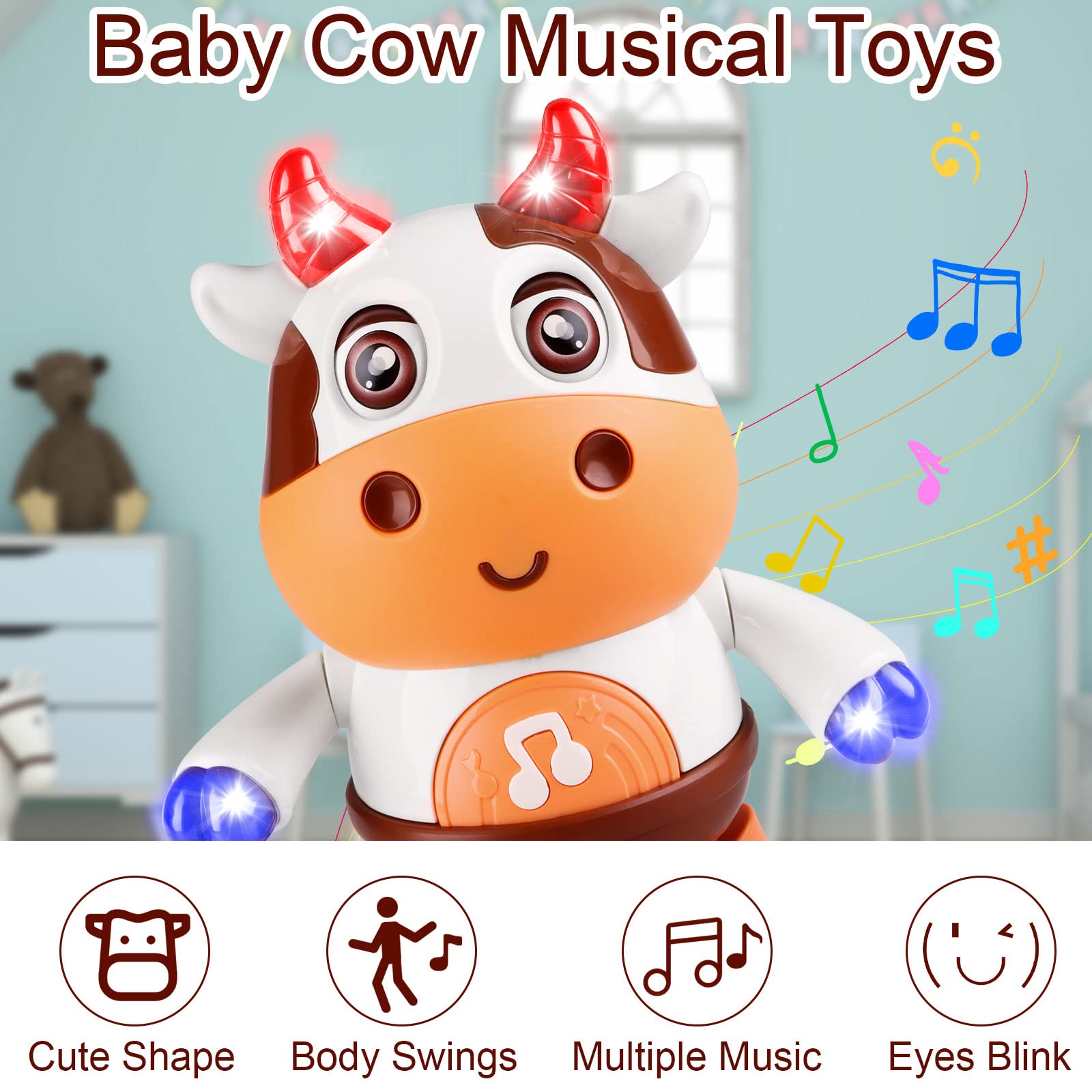 🐮Baby Cow Musical Toys