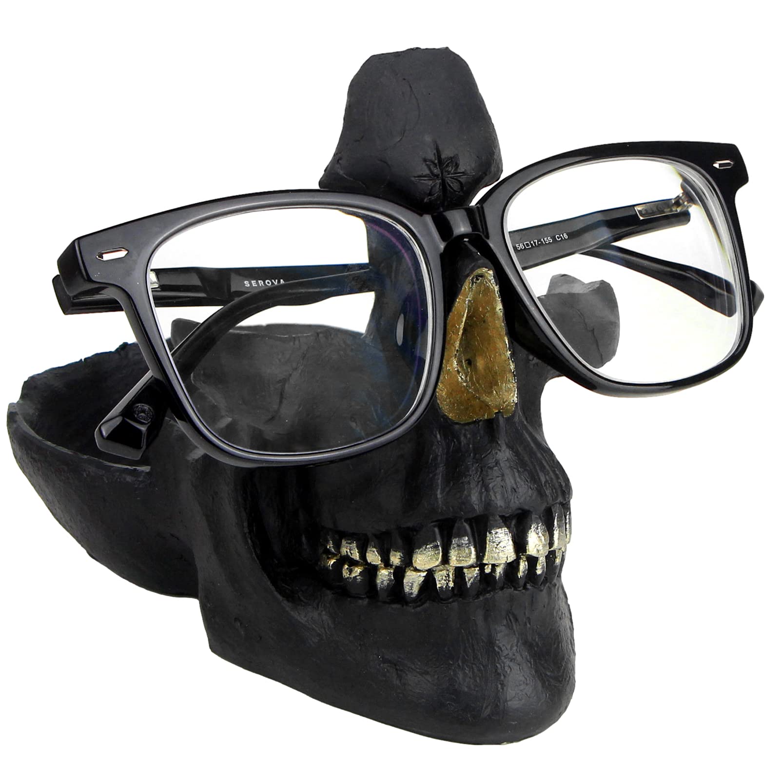 🎁Creative ornament - 💀Skull Glasses Holder💡