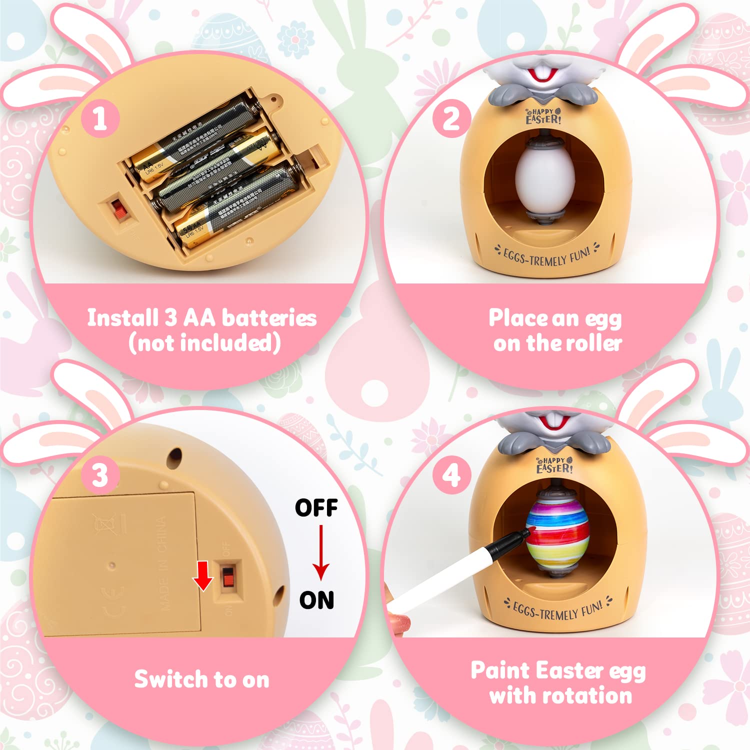 🐰Easter Bunny Egg Decorator Kit