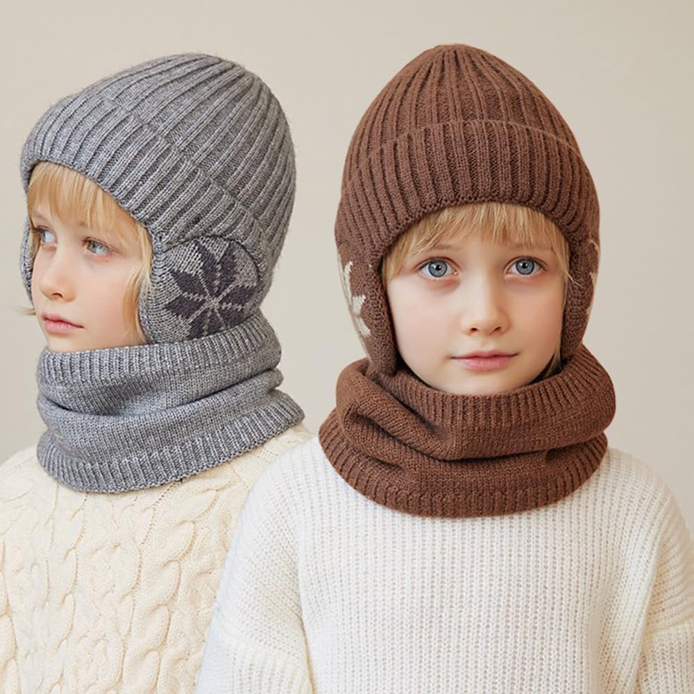 🧣Children's Winter Fleece Scarf Suit