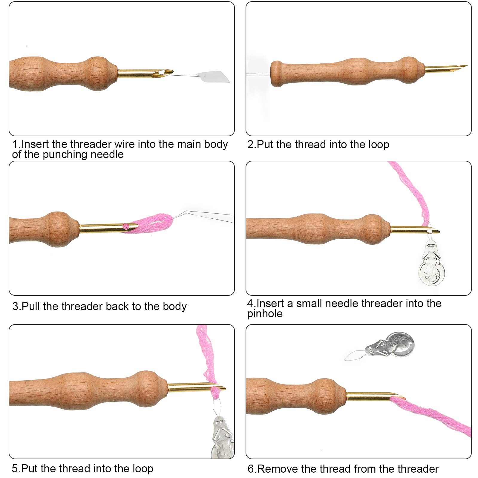 DIY Punch Needle Embroidery Kits 