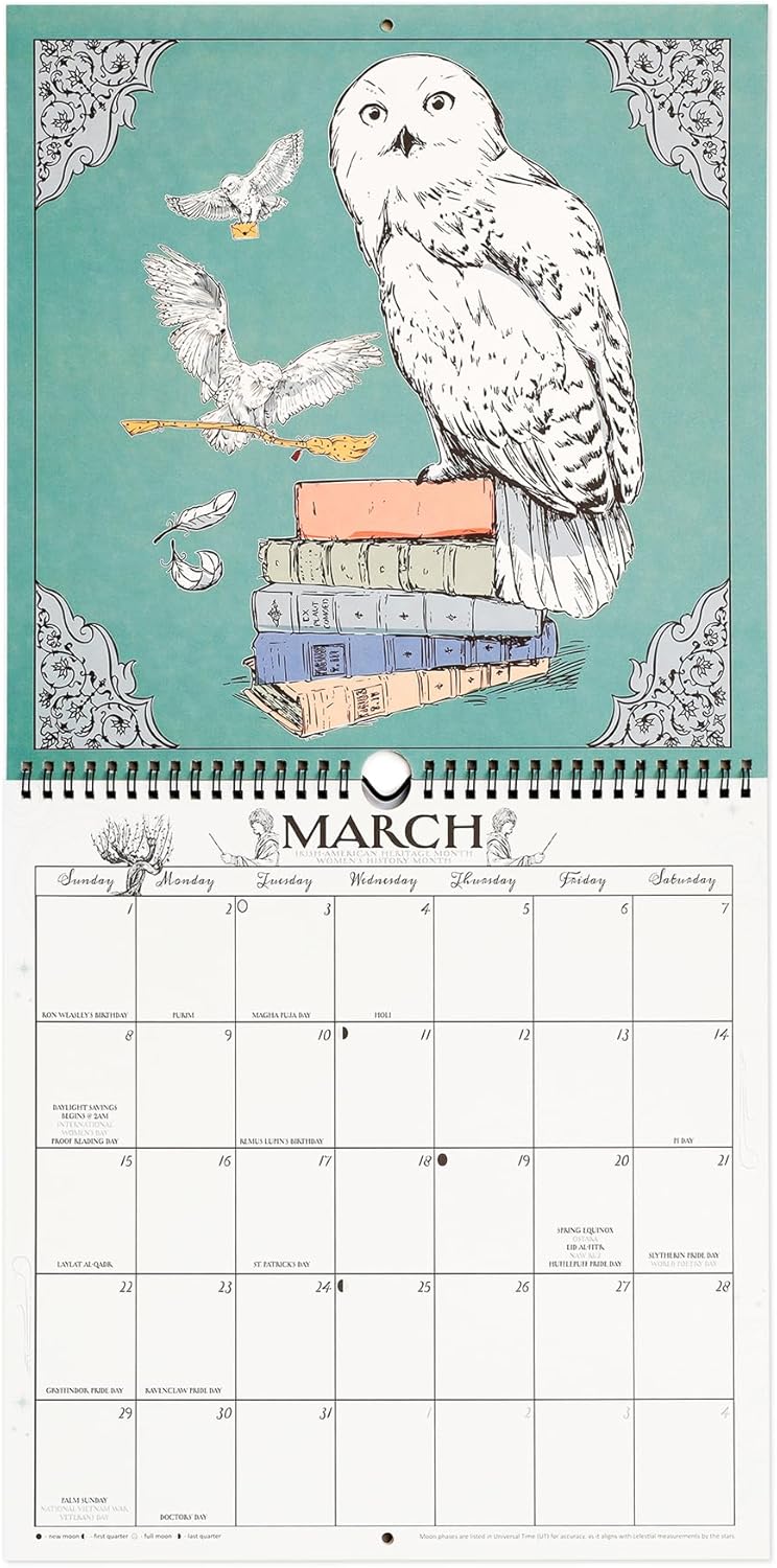 Harry Potter 2026 Wall Calendar