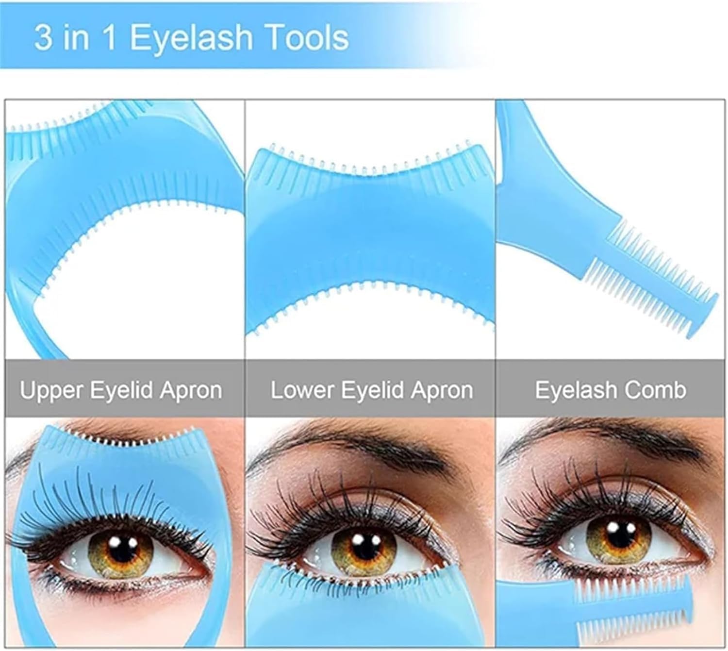 🔥3in1 Eyelashes Tools Mascara Shield Applicator Guard