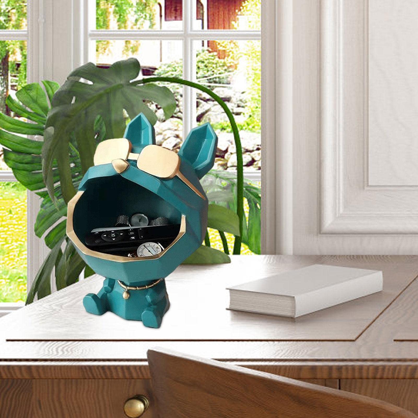 Art Sculpture Dog Figurines Decor Gift