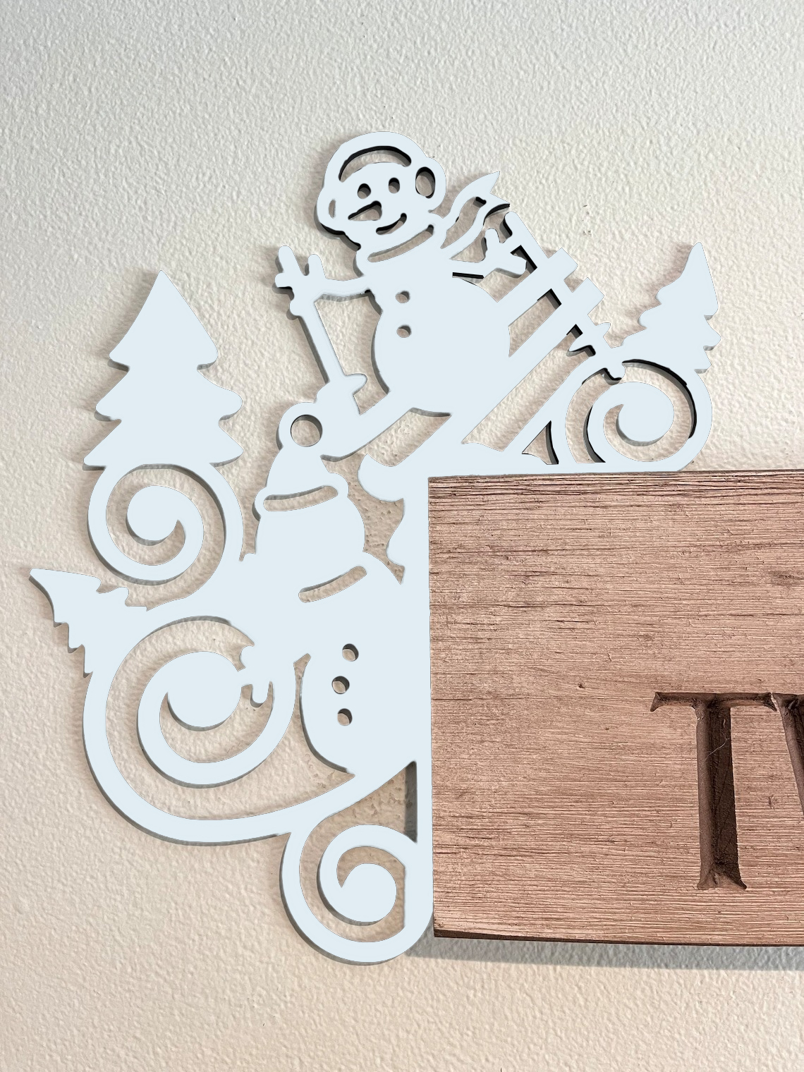 Christmas Door Corner Sign