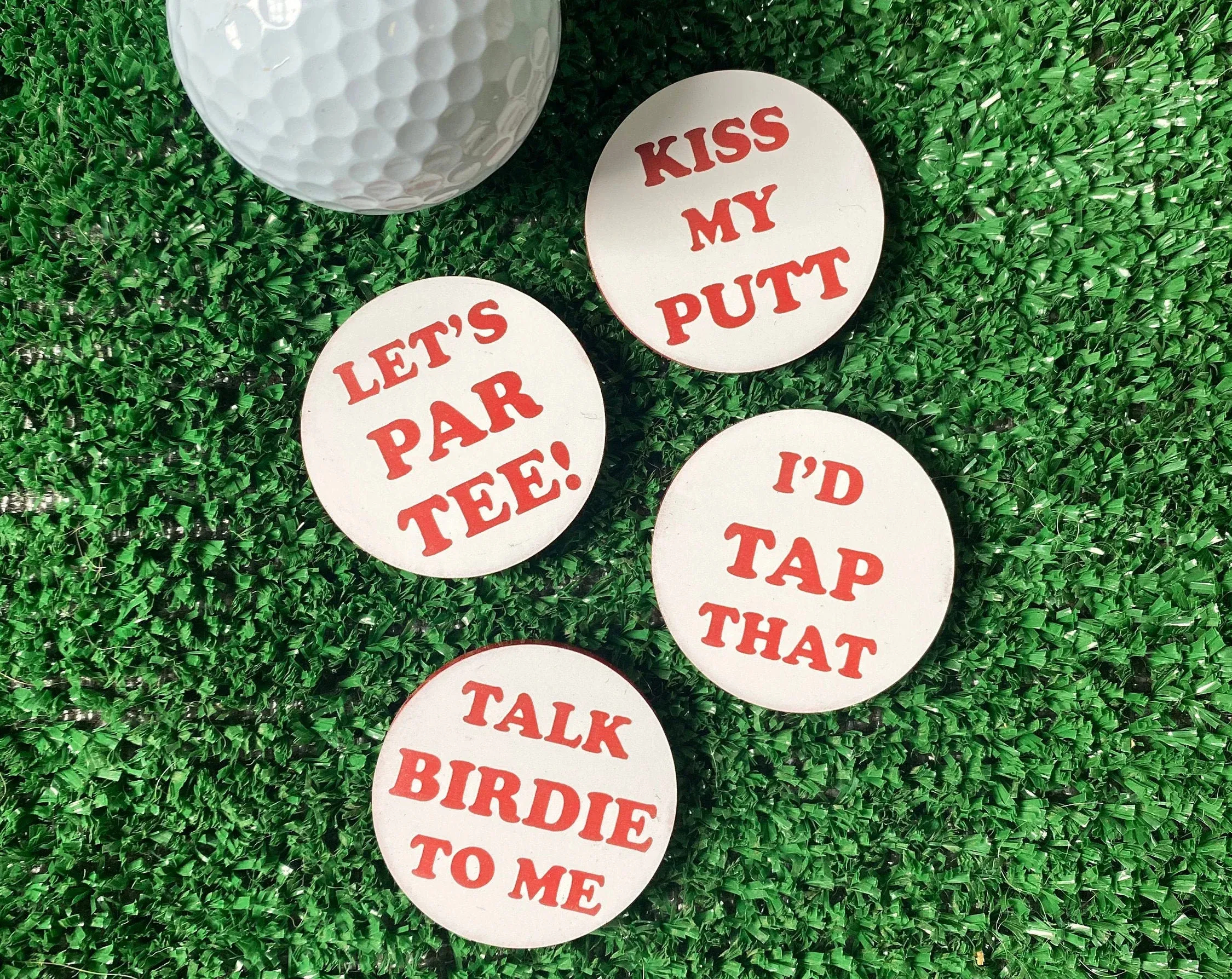 🤣Funny Pun Golf Ball Markers