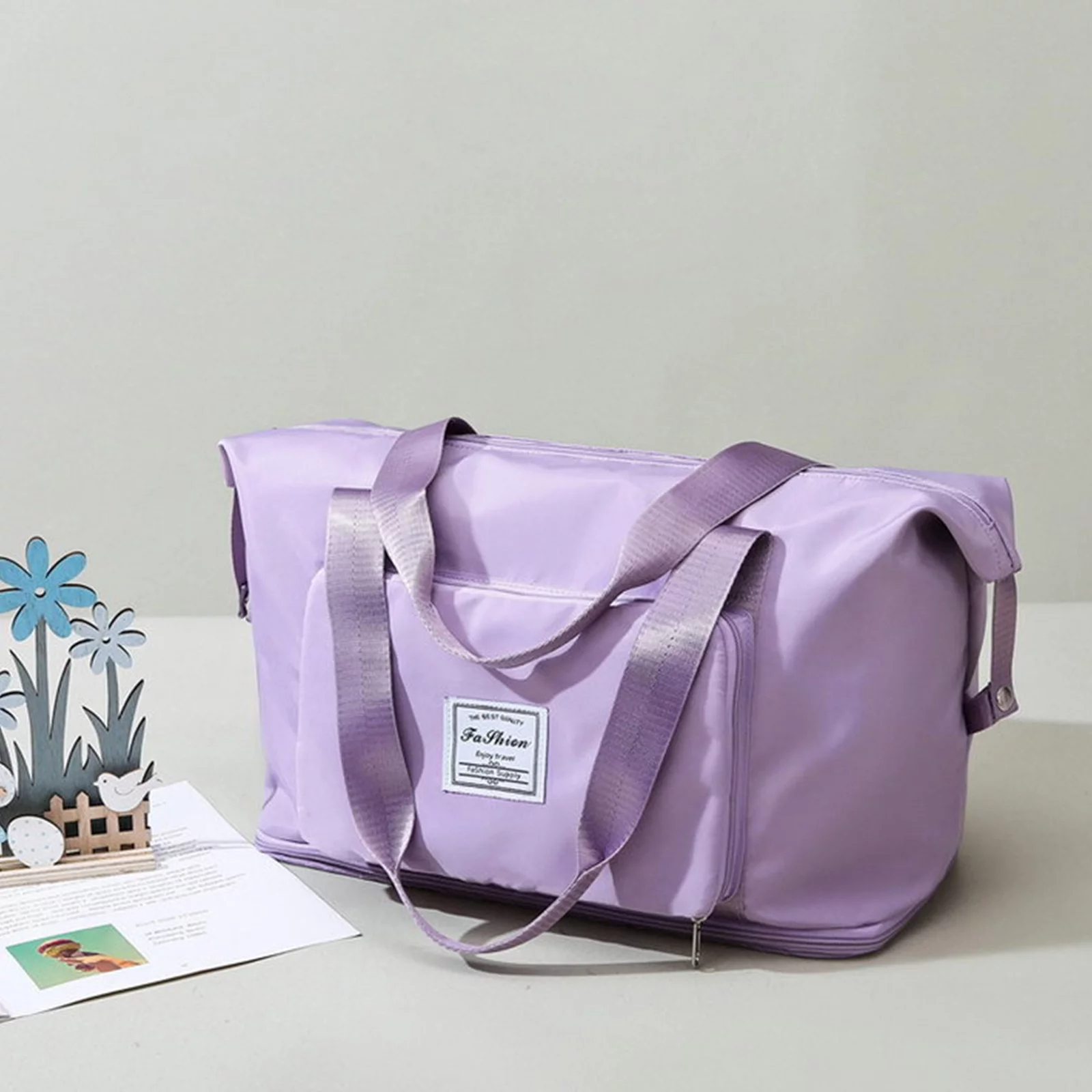 Moisture-proof double-layer large-capacity travel bag