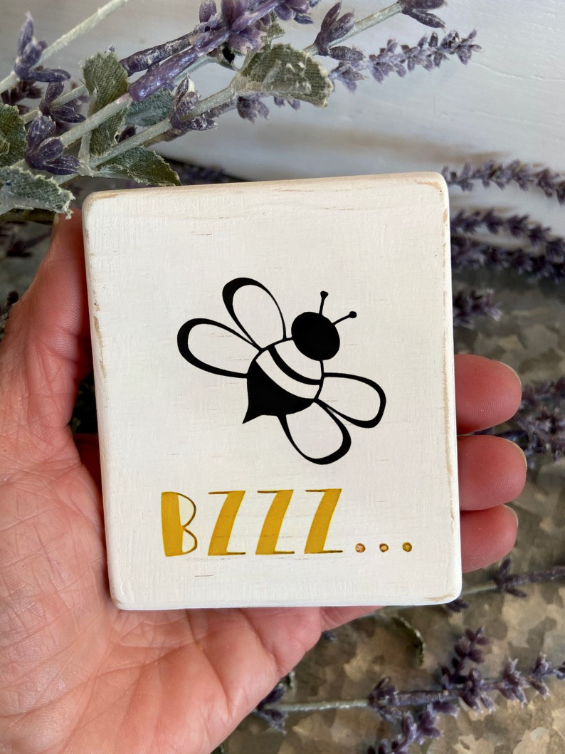 Spring mini wood signs