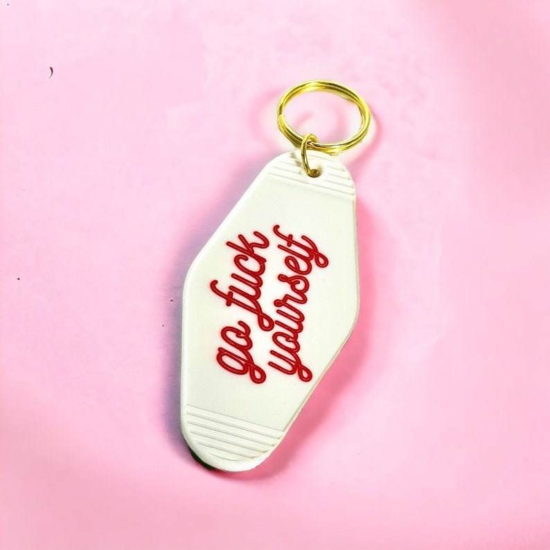 🔑Interesting Printed Keychain💌