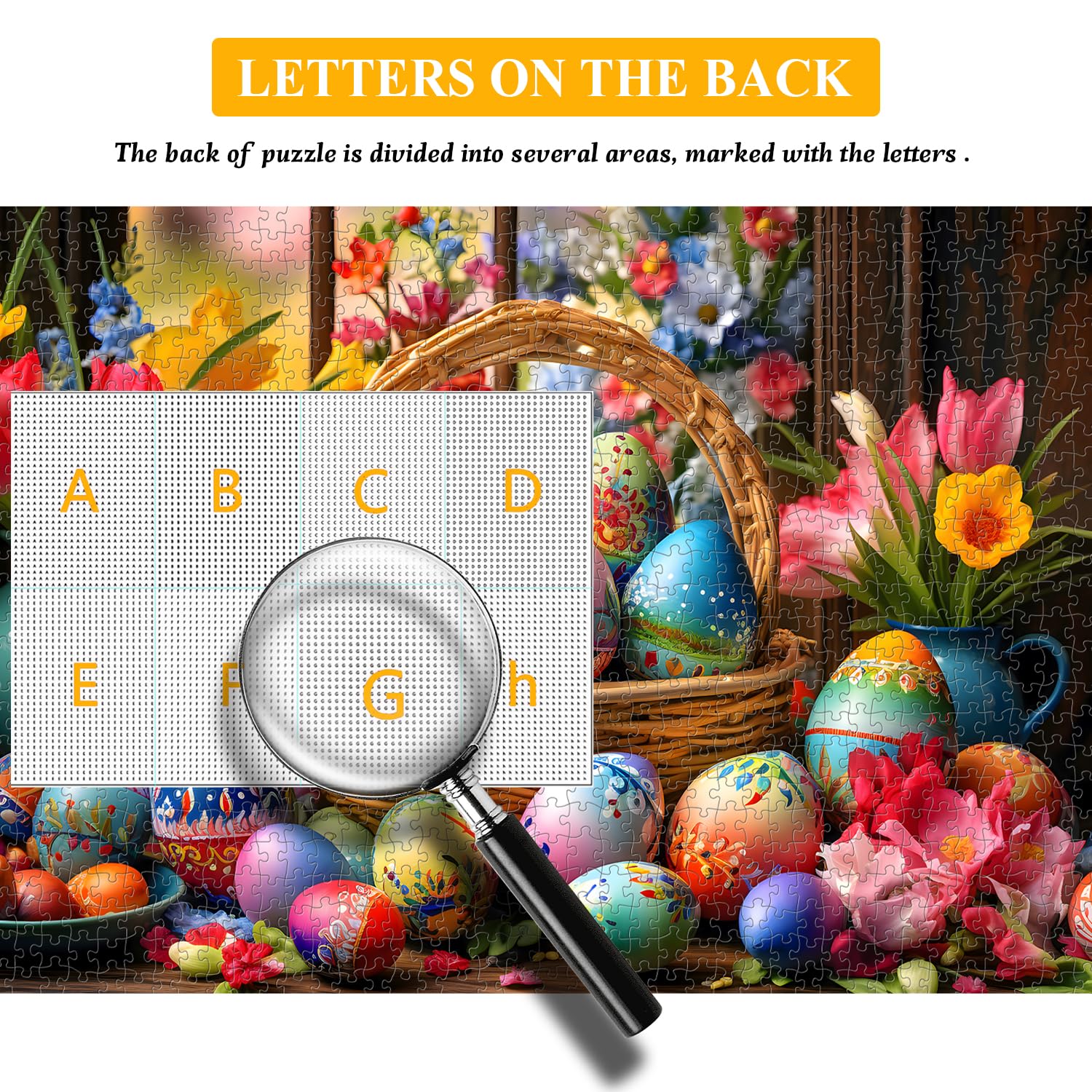 Easter Eggs & Blooms Jigsaw Puzzle 1000 Pieces