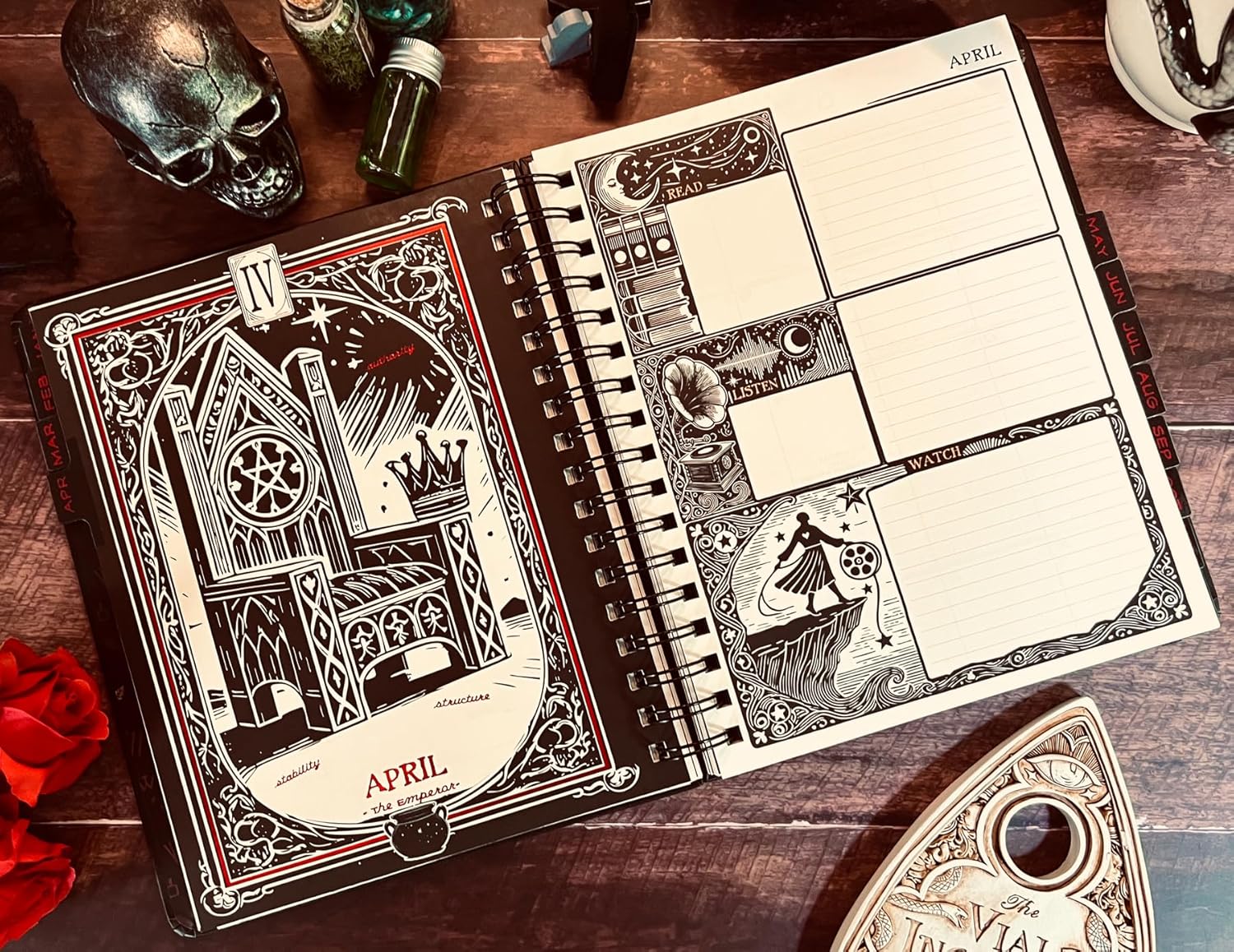 Waiting for the Night 2026 Weekly Planner