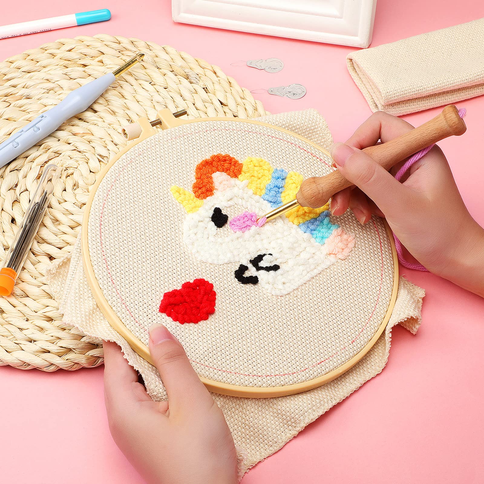 DIY Punch Needle Embroidery Kits 