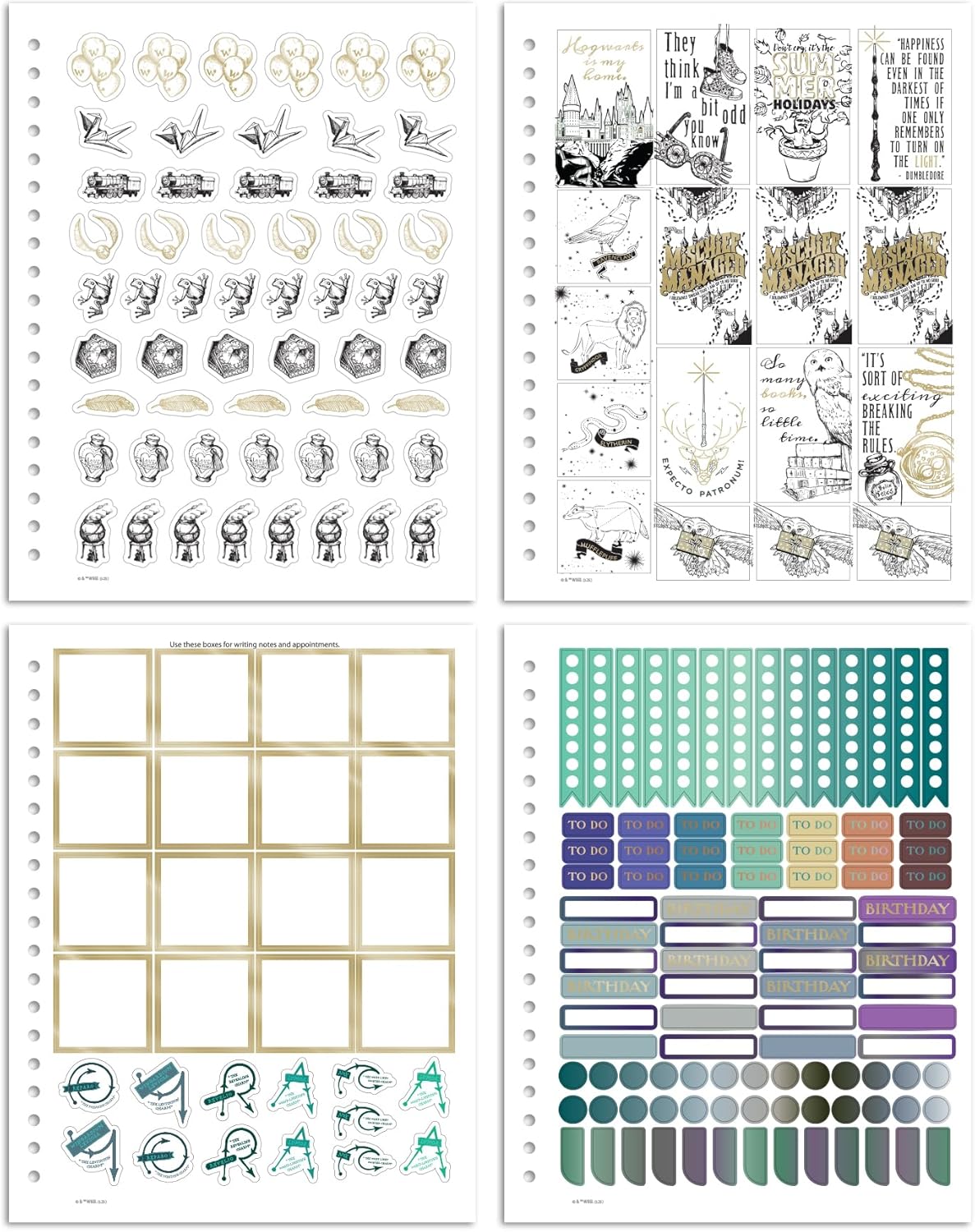 Harry Potter Enchanted Days 2026 Weekly Planner