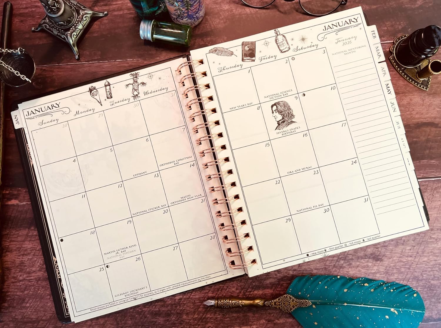 Harry Potter Enchanted Days 2026 Weekly Planner