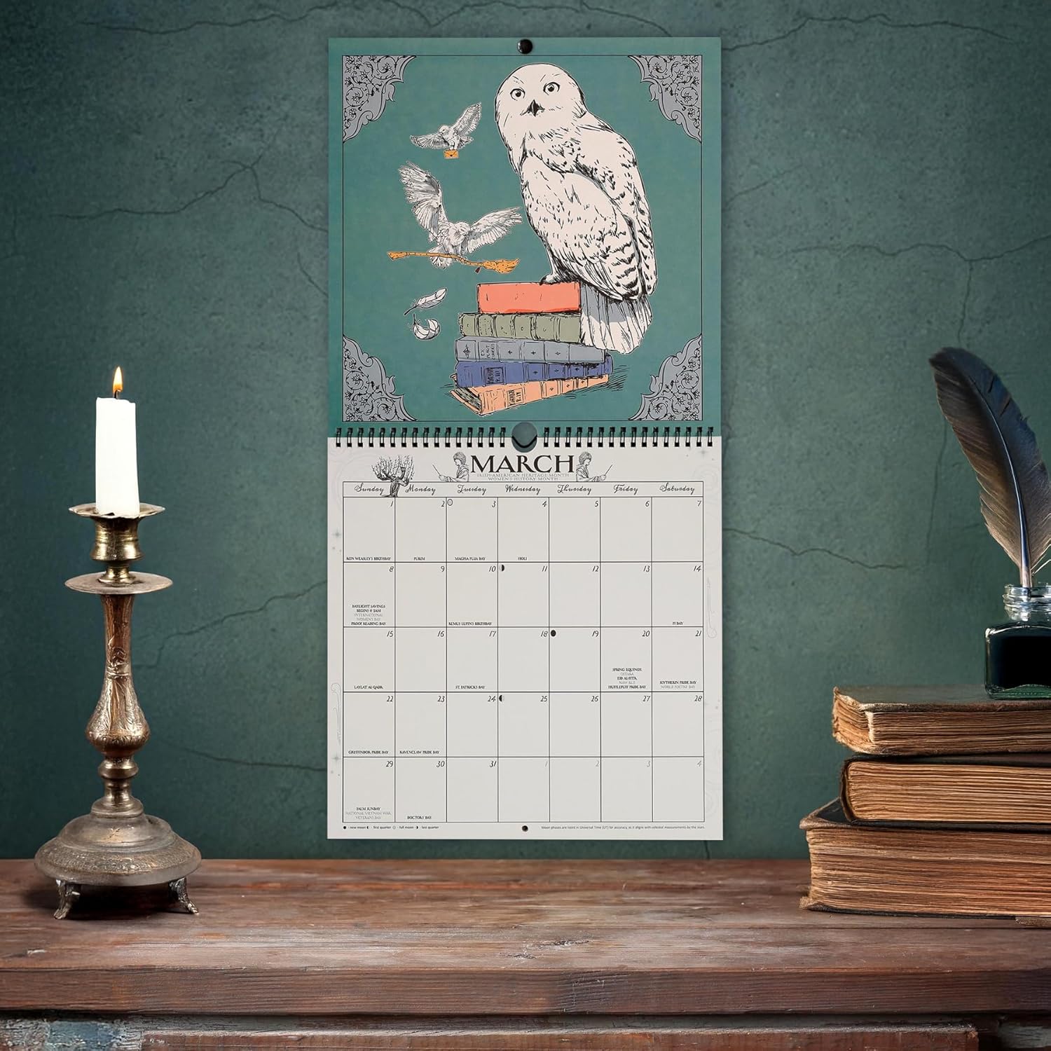 Harry Potter 2026 Wall Calendar