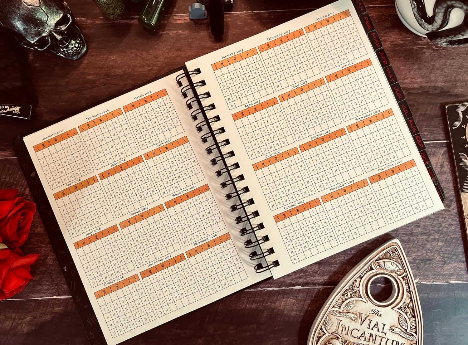 Waiting for the Night 2026 Weekly Planner