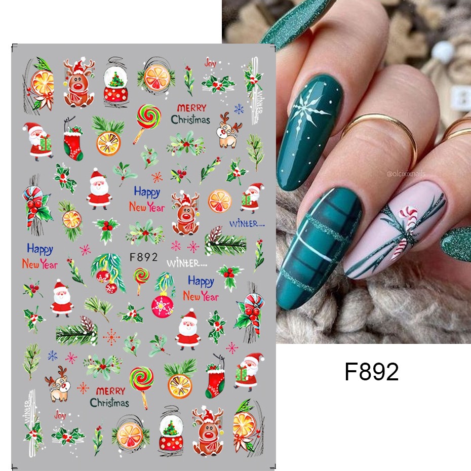 🎅Christmas Nail Art Stickers