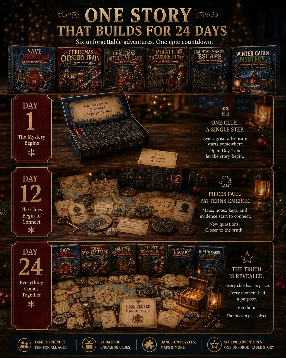 24-Day Mystery Story