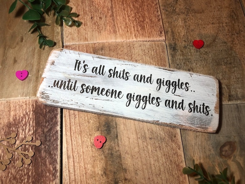 💡Funny Gift-😂Wooden Signage Ornaments🎁