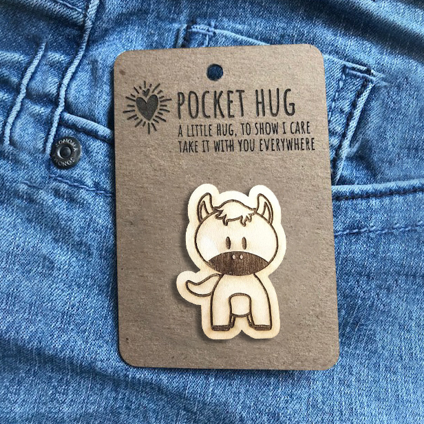 👼CUTE WOODEN ANIMAL POCKET PAL✨
