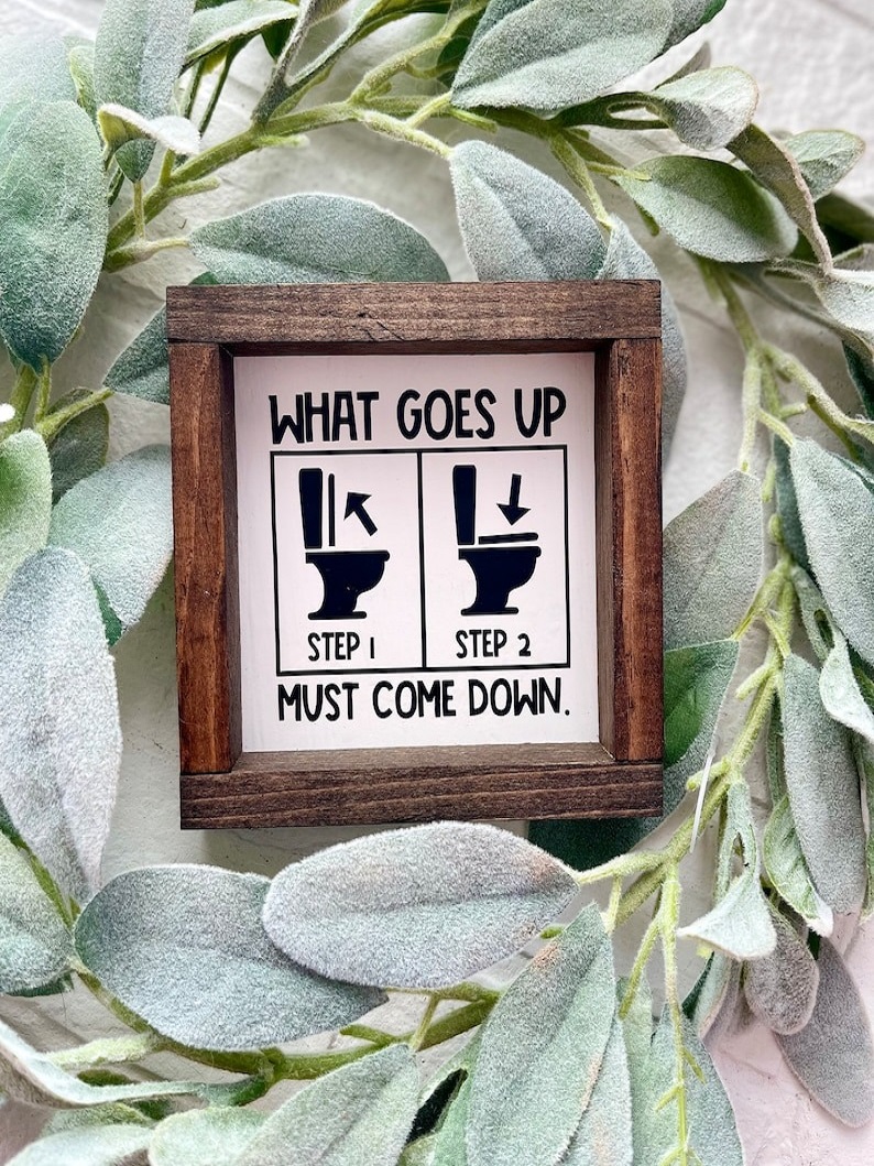 💡Interesting Bathroom Logo⭐