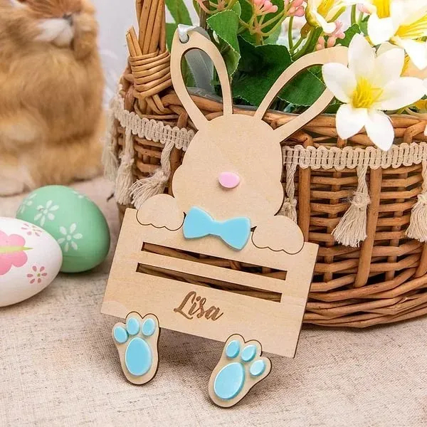 🐰Personalized Easter Bunny Money Holder