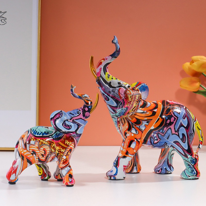 🐘Creative Craft Gifts🎁 - Graffiti Animal Decoration🐾