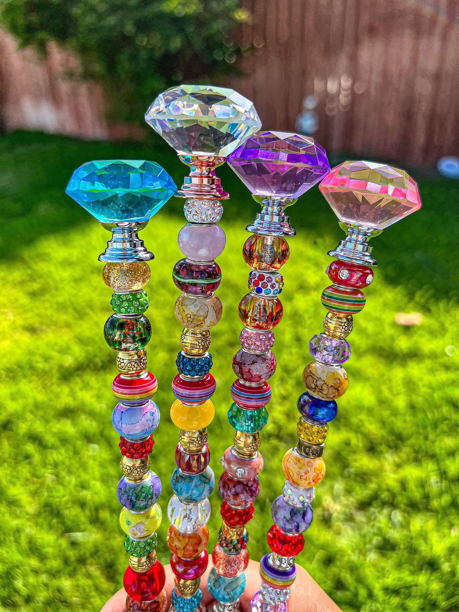 🔥LAST DAY Promotion 49% OFF - Sun Catcher Garden Stakes💎