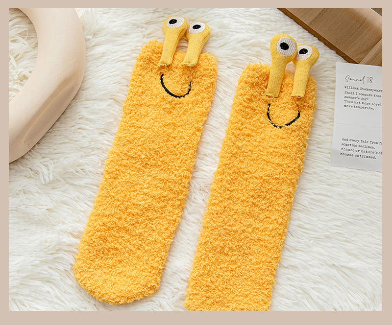 🐌Snail Fluffy Floor Socks
