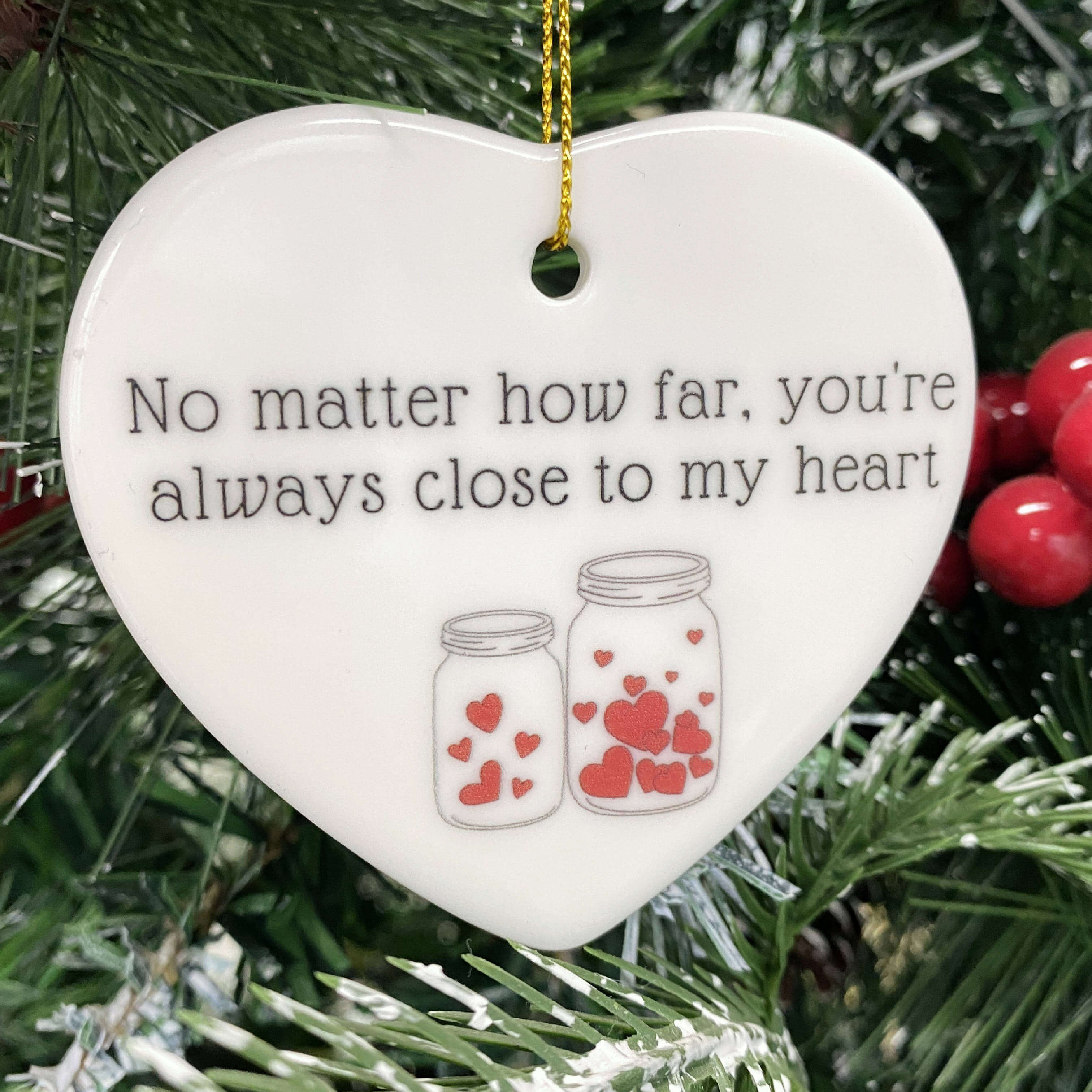 Distance-Themed Ornaments