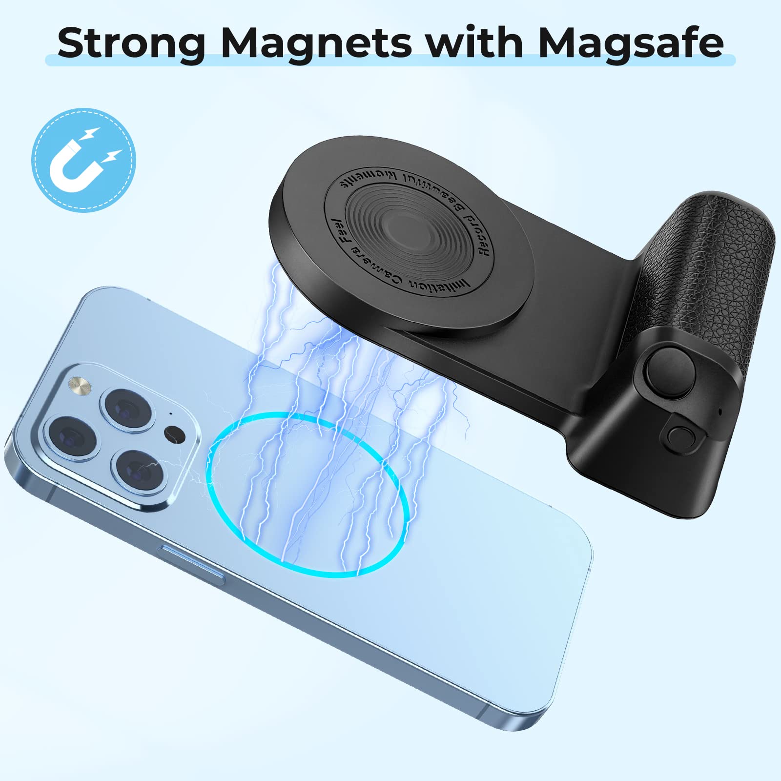 Magnetic Camera Handle Bluetooth Bracket