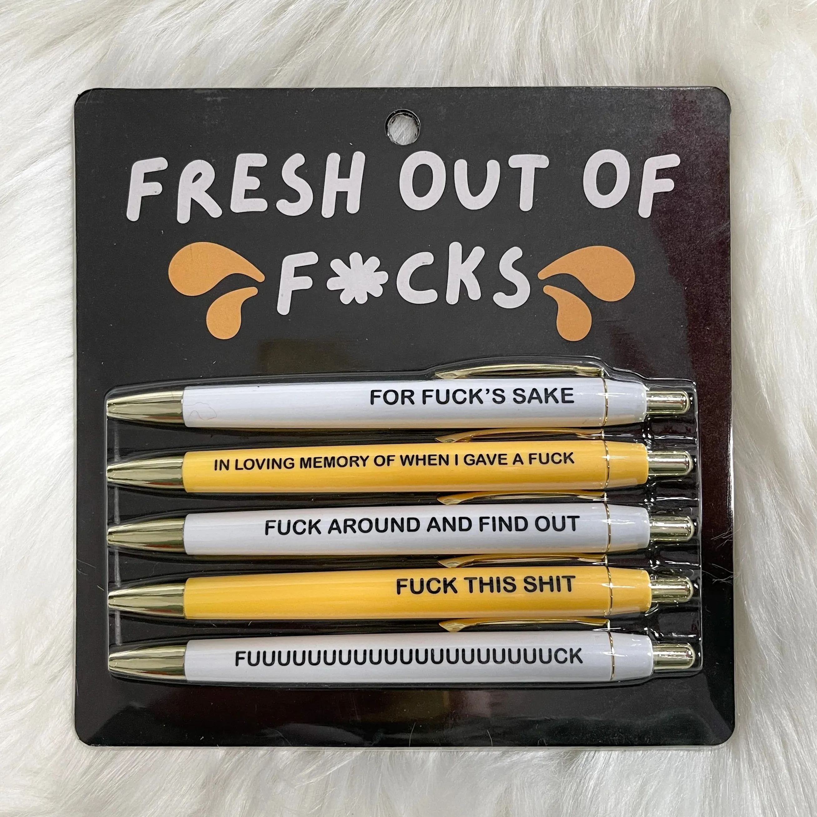🎁2023 CHRISTMAS GIFT💝 Fresh Outta Fucks Pad and Pen
