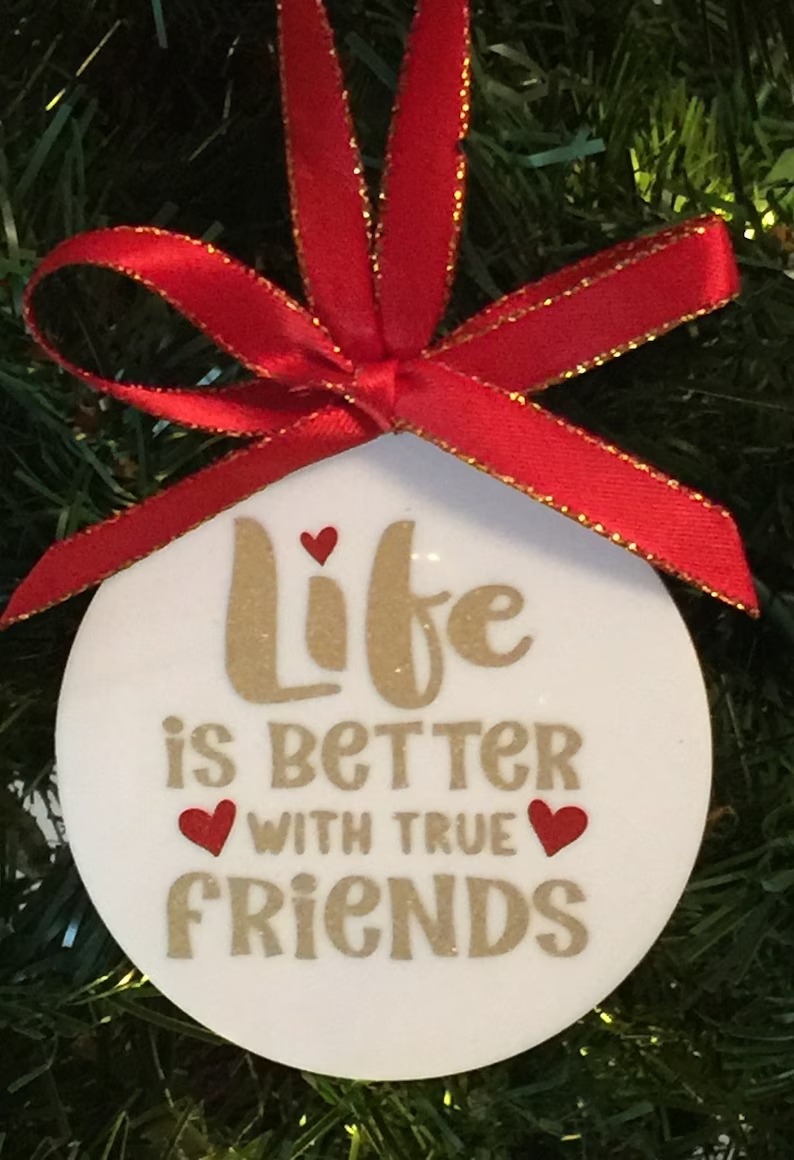 I Wish You Lived Next Door Best Friendship Ornament