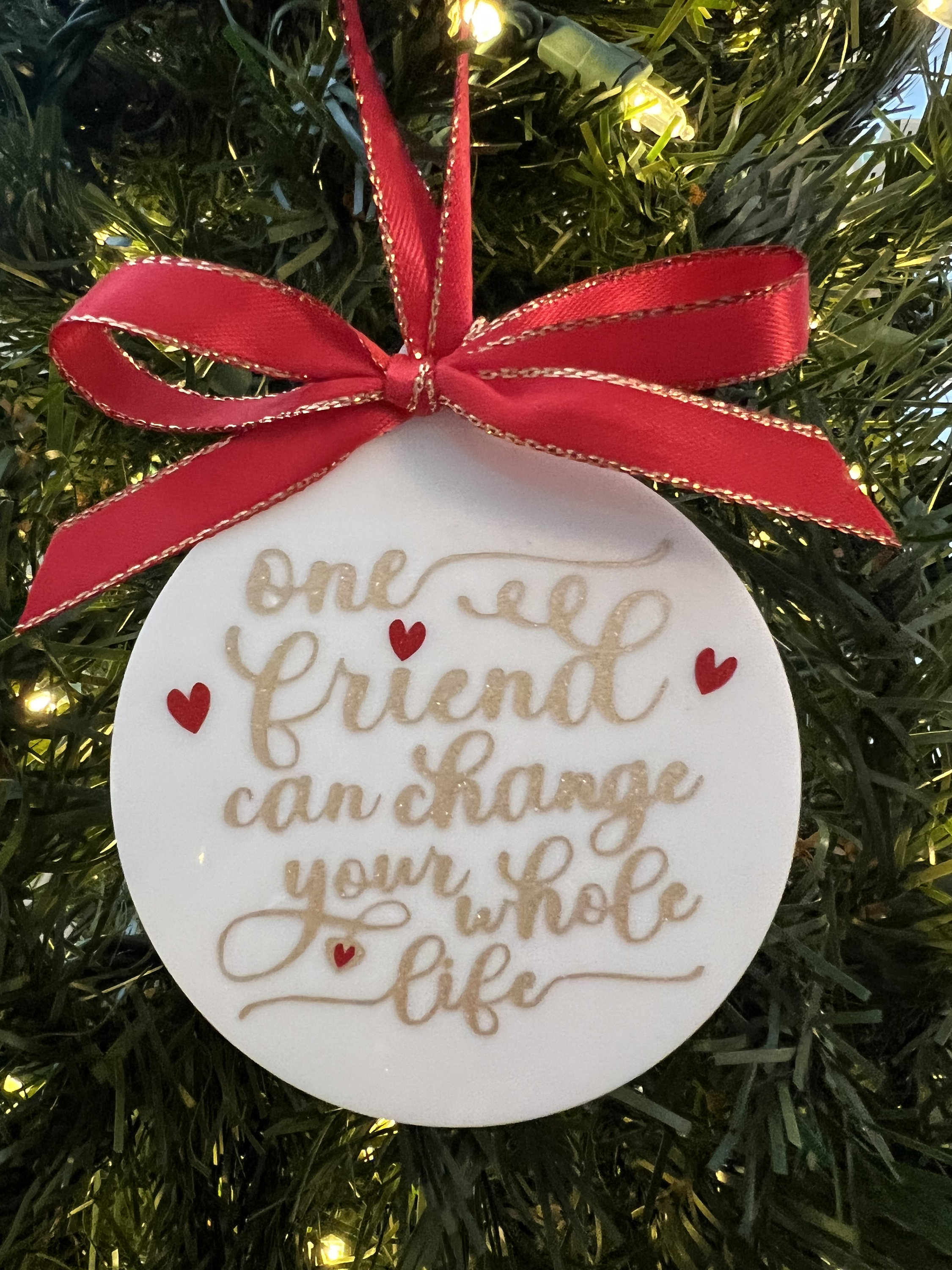 I Wish You Lived Next Door Best Friendship Ornament