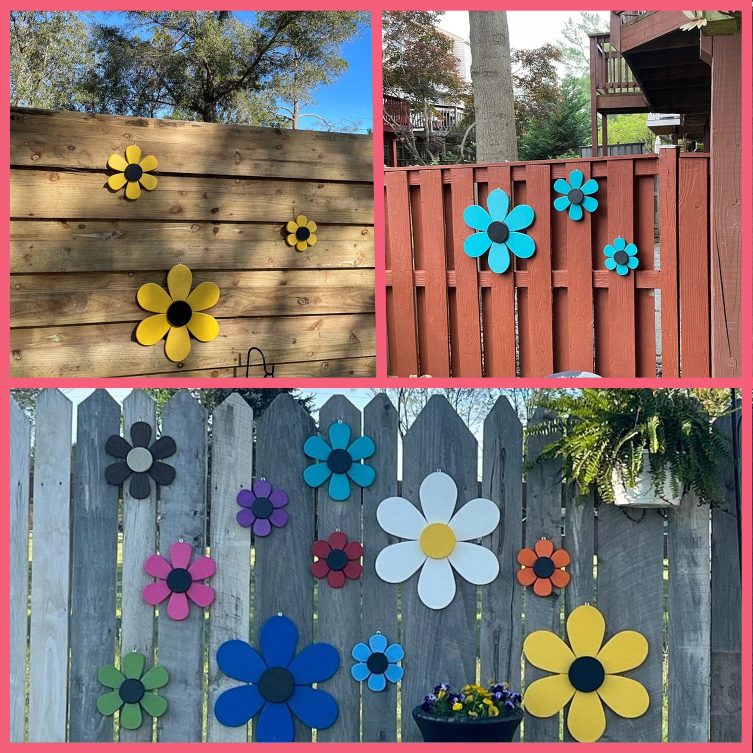 Poly Wall Flower, Fence Flower