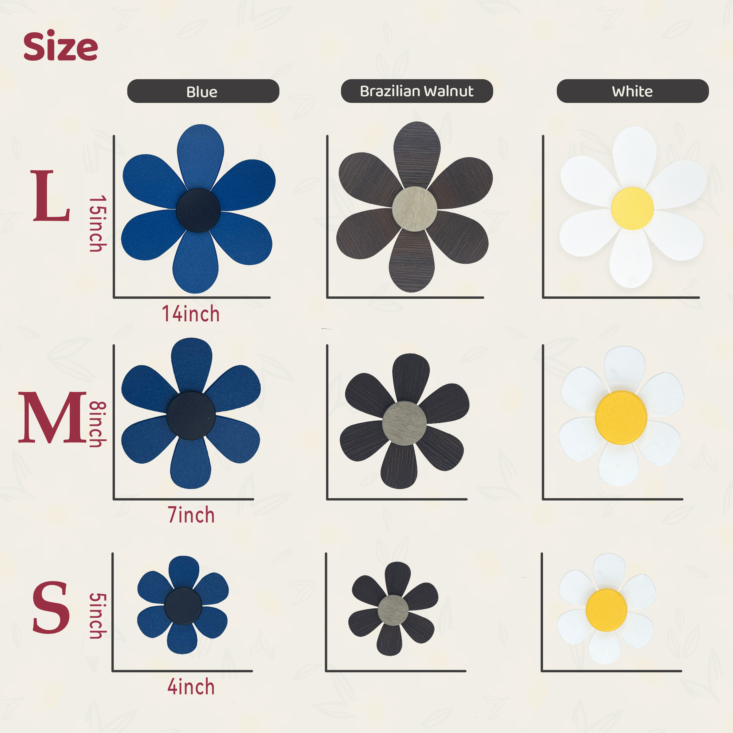 Poly Wall Flower, Fence Flower