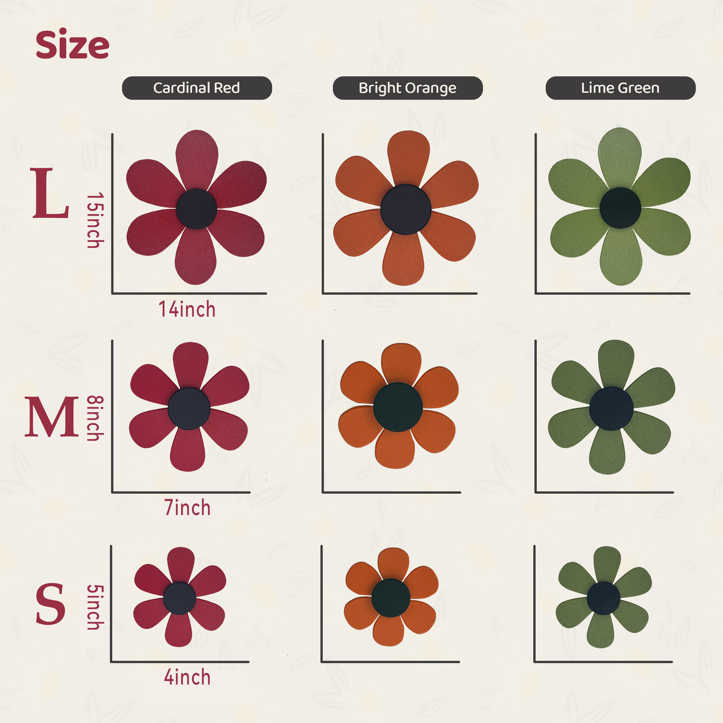 Poly Wall Flower, Fence Flower