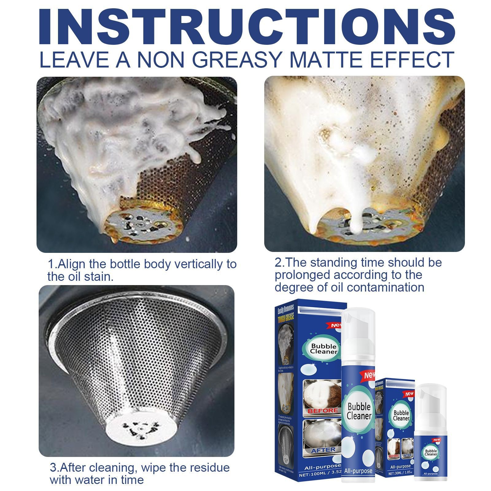 🔥 Last Day BUY 2 GET 1 FREE💕All Purpose Rinse Cleaning Foam