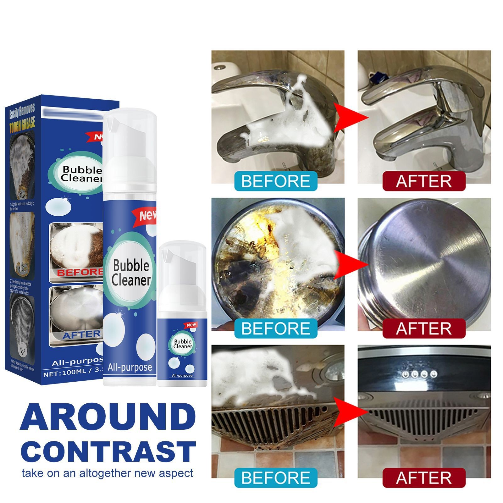 🔥 Last Day BUY 2 GET 1 FREE💕All Purpose Rinse Cleaning Foam