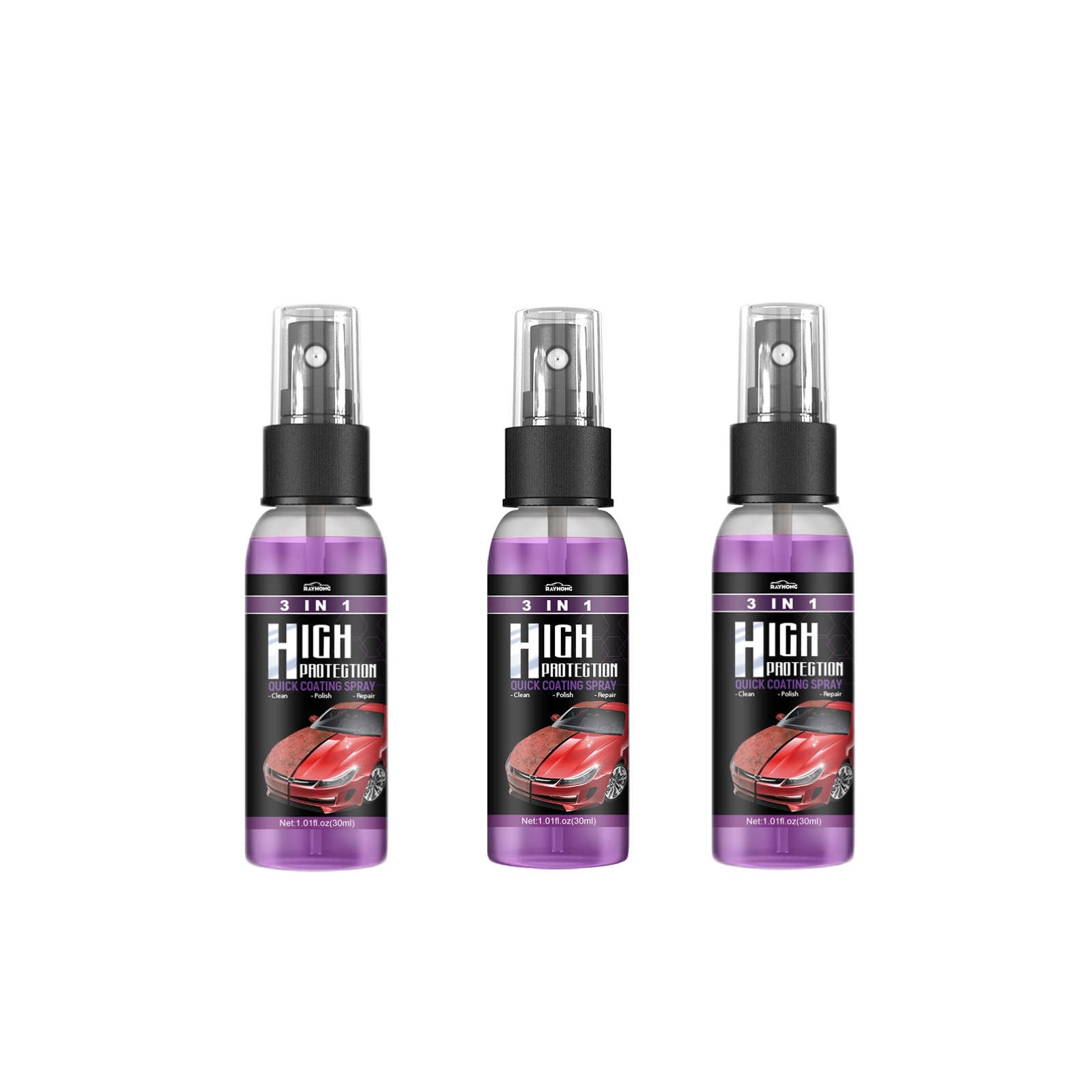 🔥3-IN-1 High Protection Fast Car Coating Spray