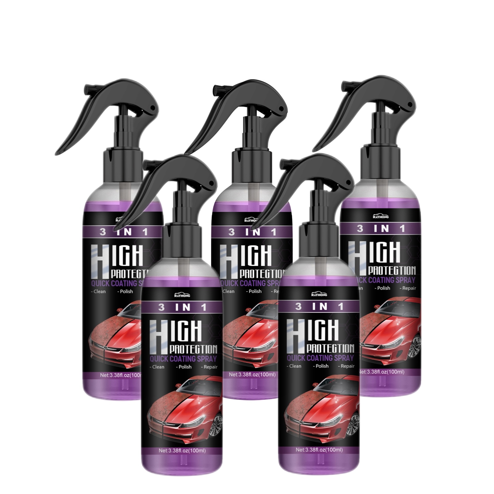 🔥3-IN-1 High Protection Fast Car Coating Spray