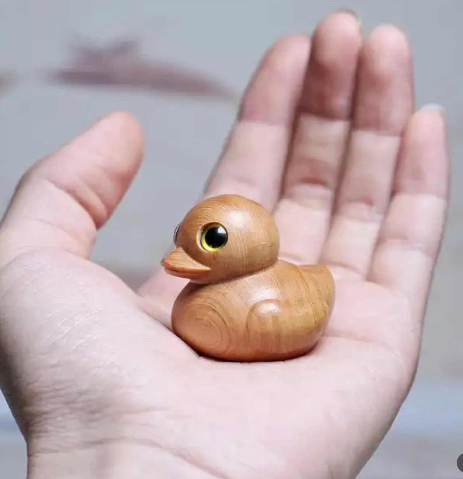 🤣🦆Funny Handmade Wooden Middle Finger Duck