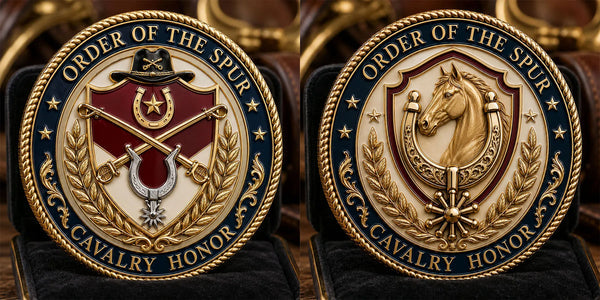 🐴 Spur Ride Commemorative Metal Medal⚔️