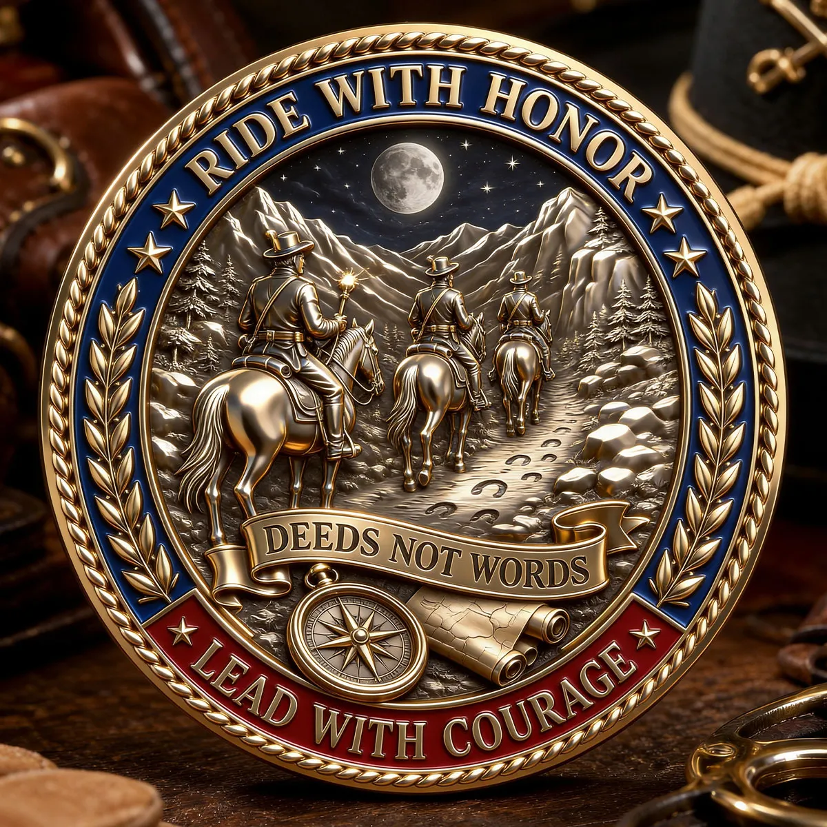 🐴 Spur Ride Commemorative Metal Medal⚔️