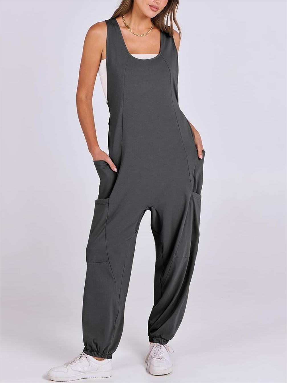 Women's Sleeveless Baggy Harem Jumpsuits (Buy 2 Free Shipping)